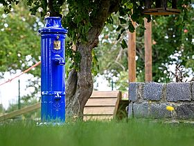 Trinkwasserbrunnen der MIDEWA auf dem Gelände der Kindertagesstätte Zwergenland.